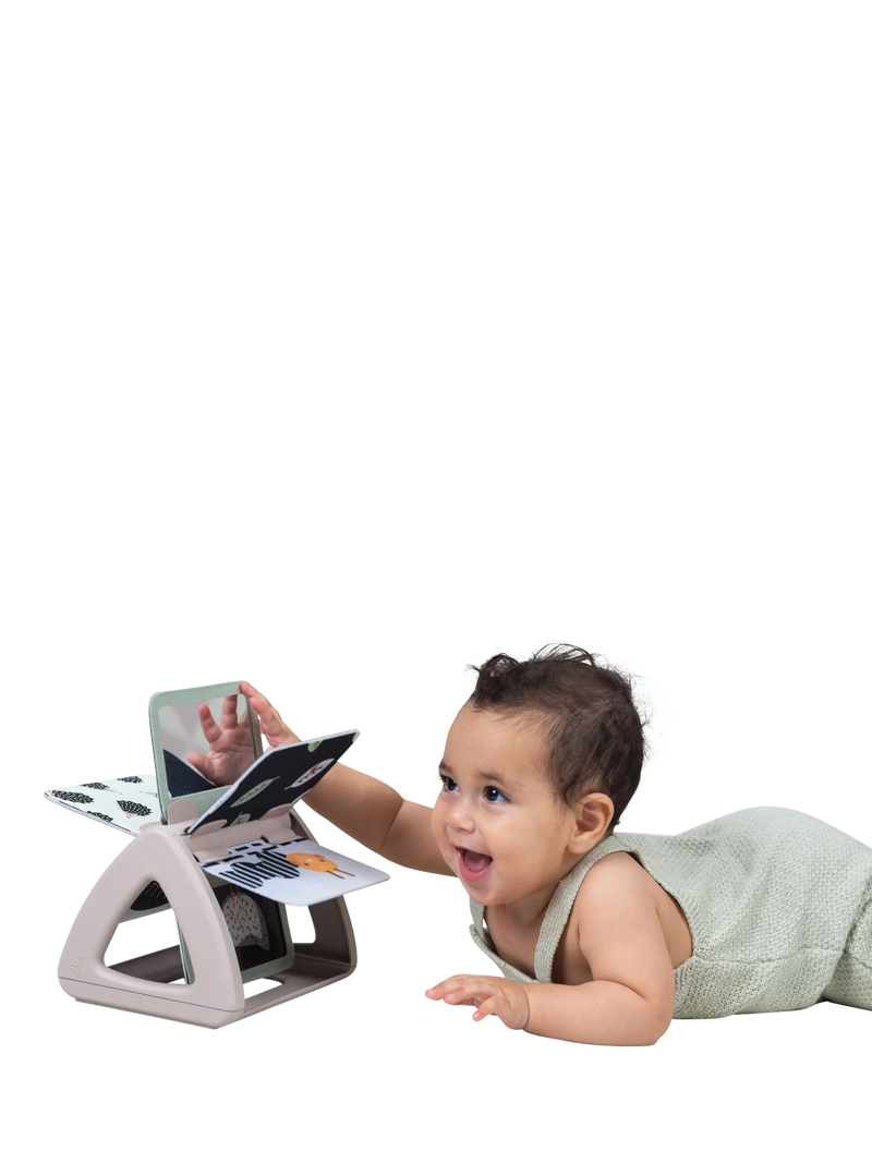 Taf Toys black and white spinning book for babies - British product