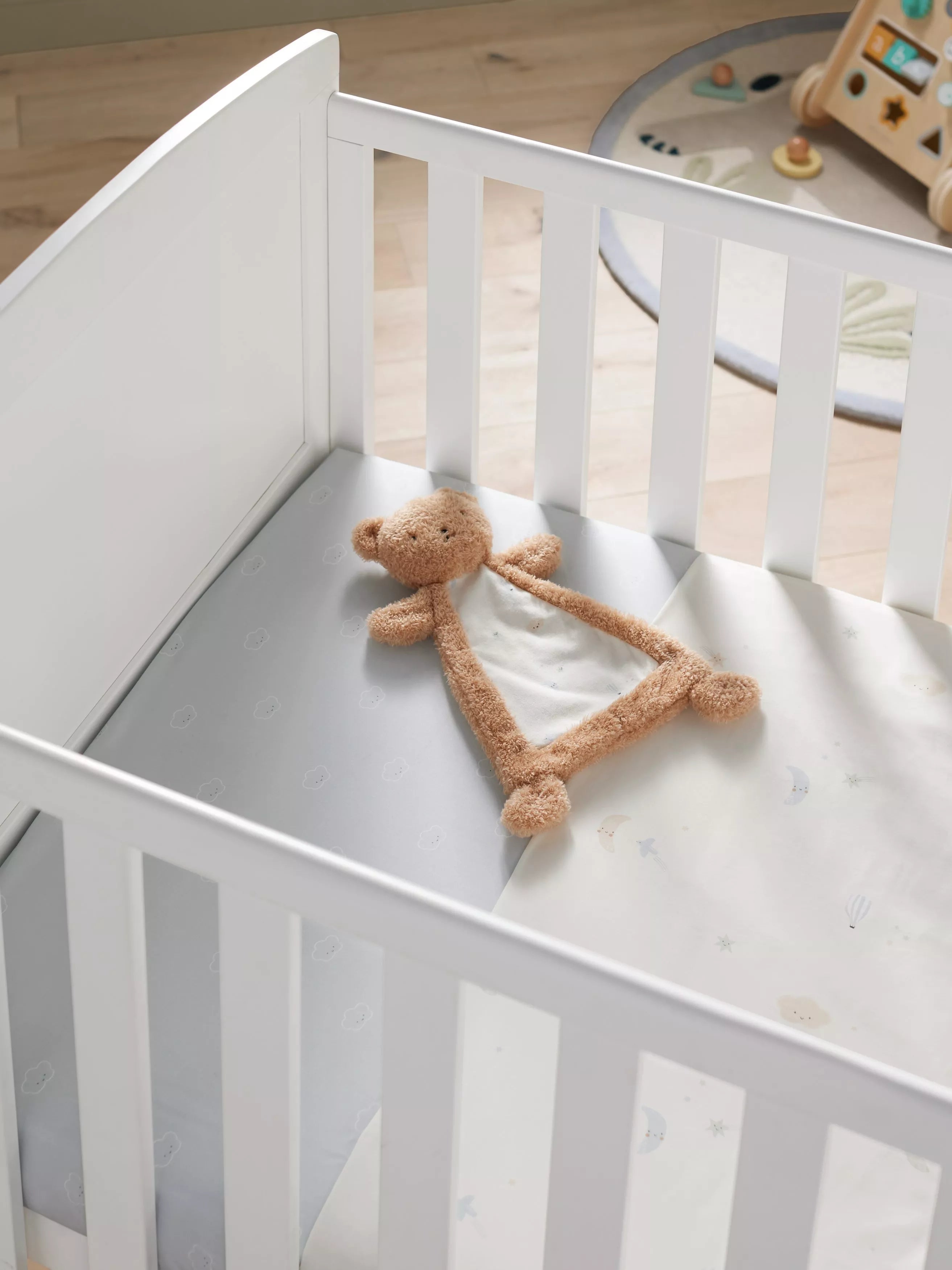 John Lewis fitted cot sheets pack of 2 natural (British brand)