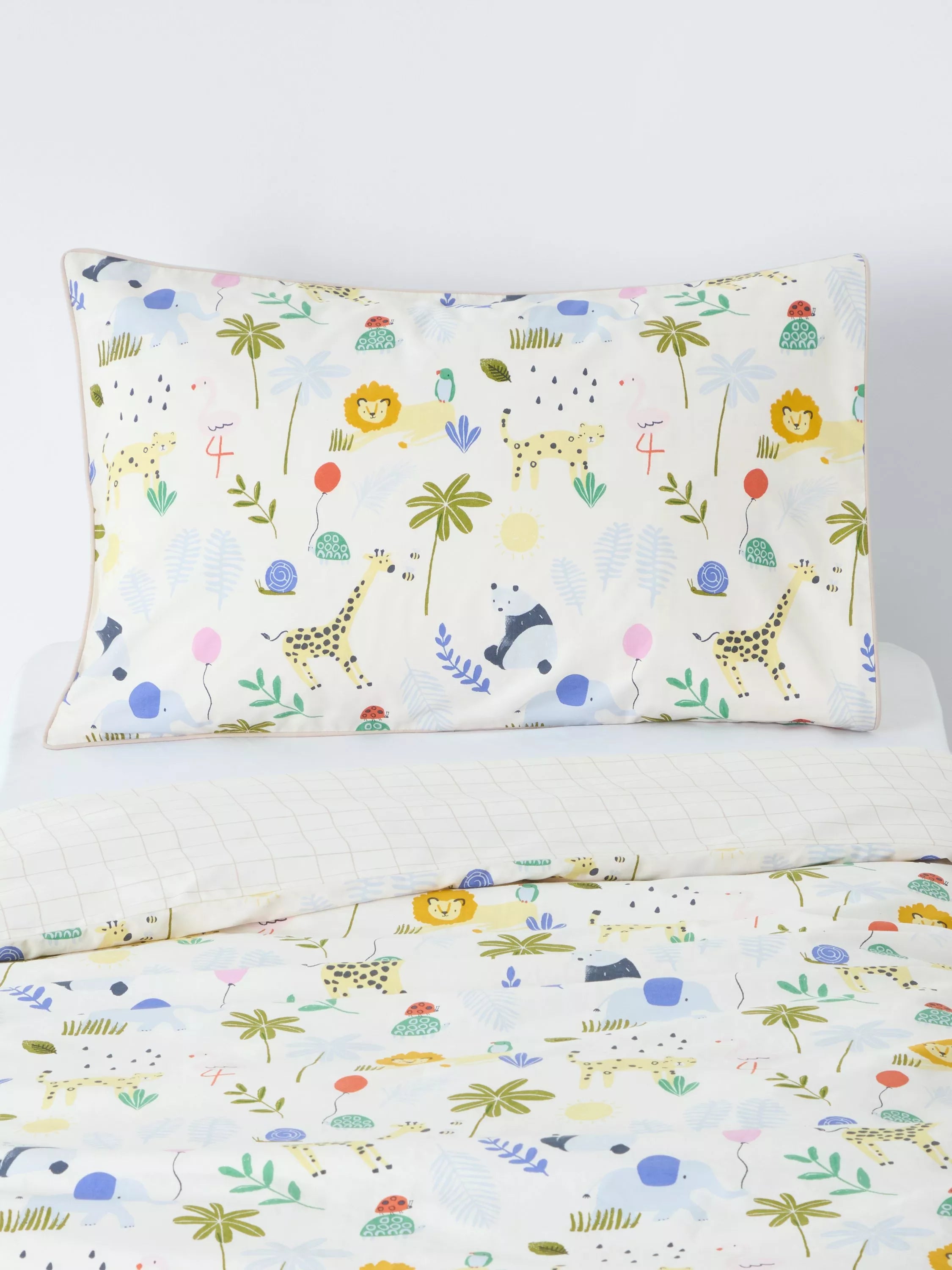 John Lewis safari cot duvet set, UK version