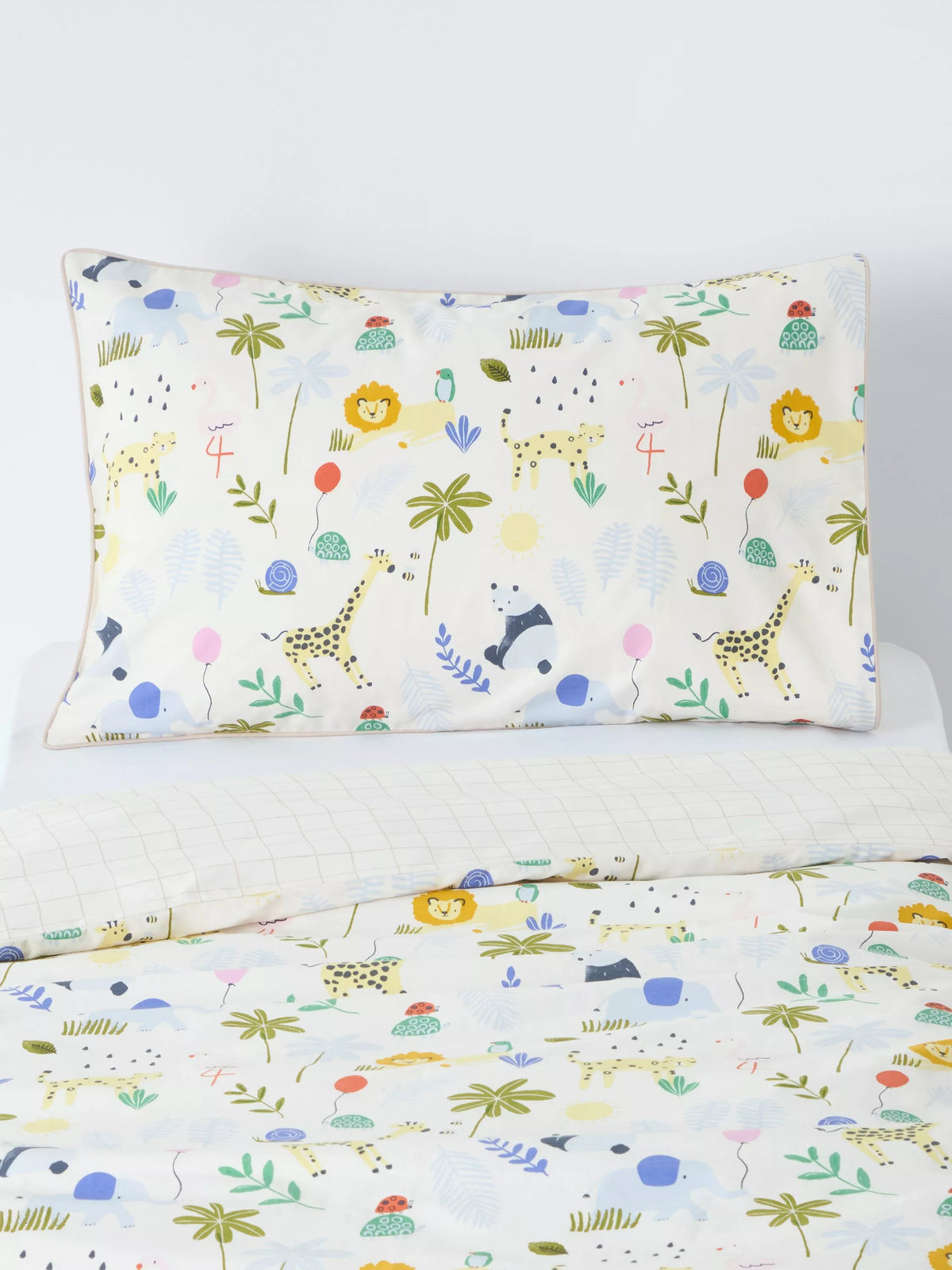 John Lewis safari cot duvet set, UK version