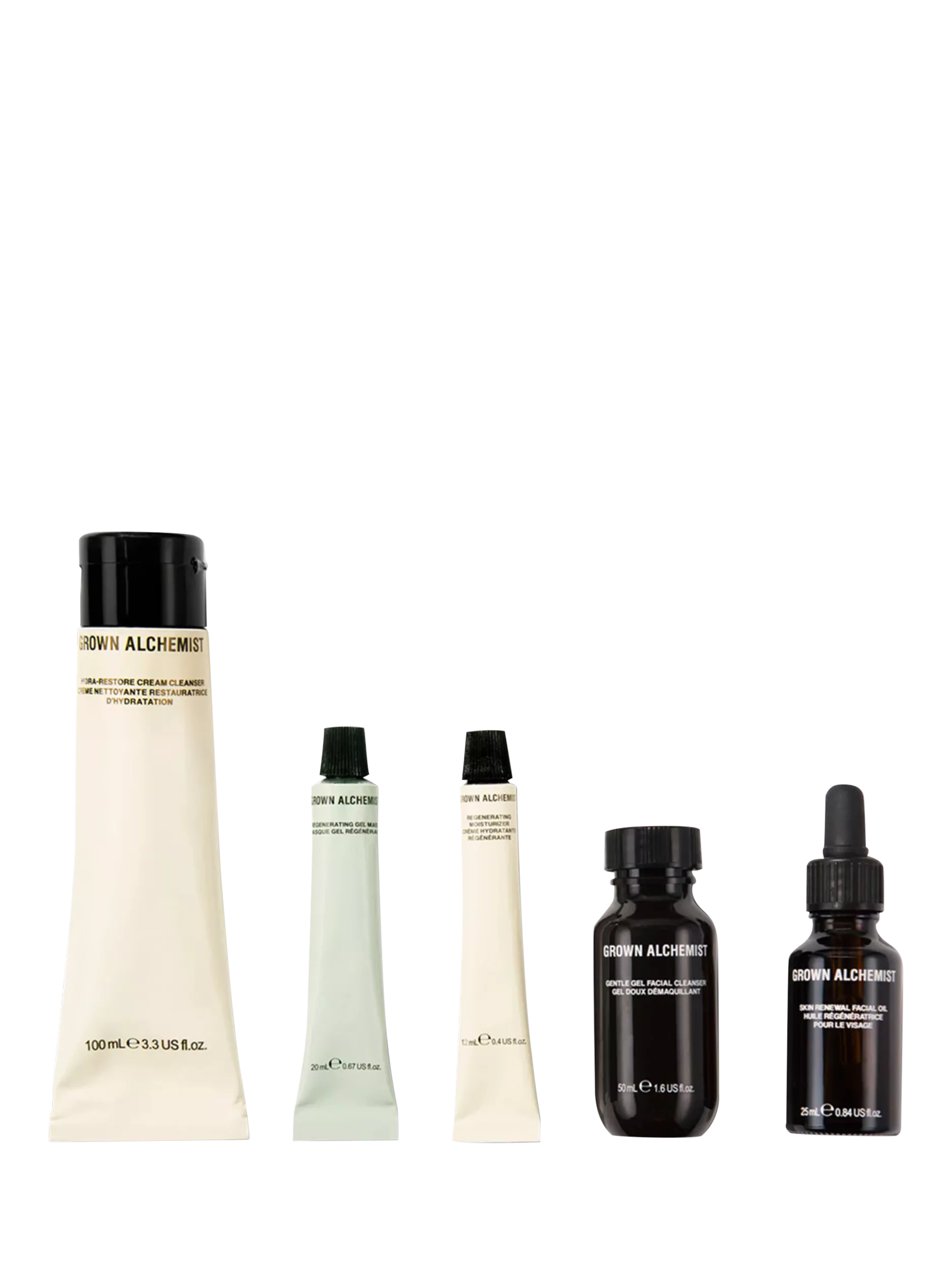Grown Alchemist regenerating night routine skincare gift set, UK version