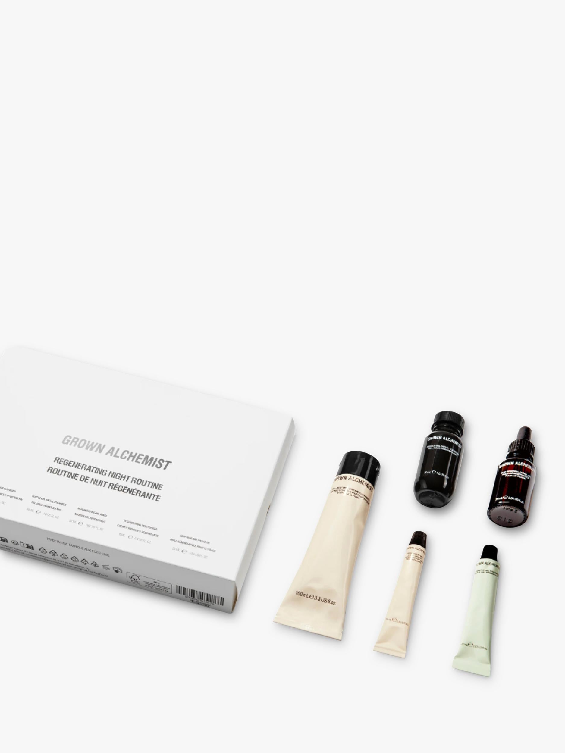 Grown Alchemist regenerating night routine skincare gift set, UK version