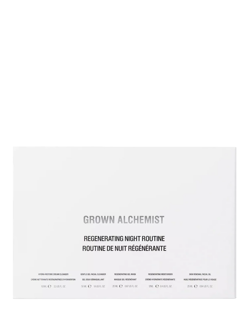 Grown Alchemist regenerating night routine skincare gift set, UK version