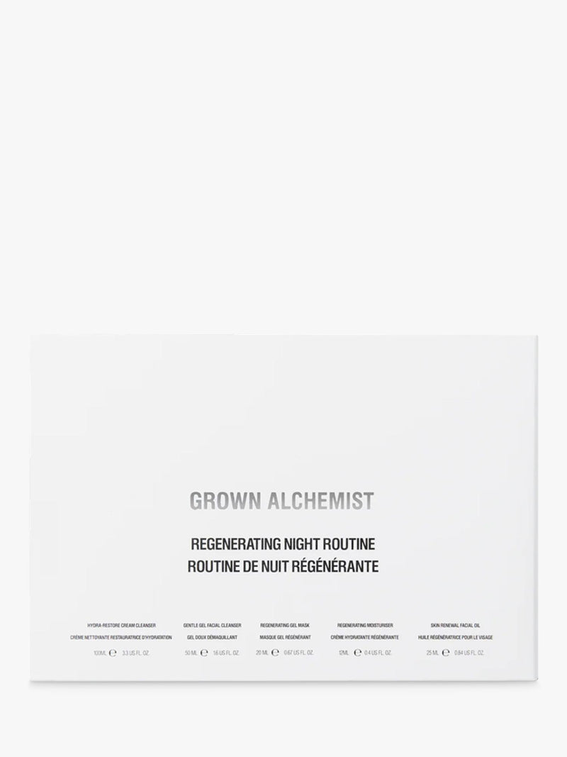 Grown Alchemist regenerating night routine skincare gift set, UK version