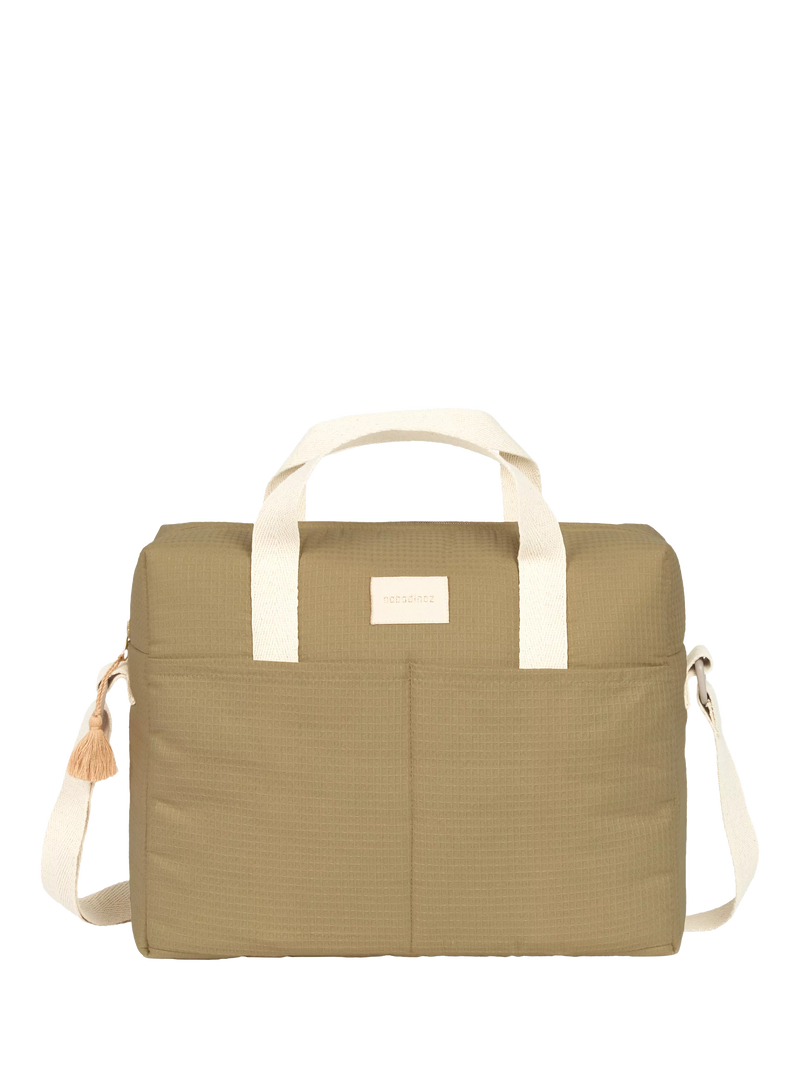Nobodinoz Gala Changing Bag olive green (British brand)