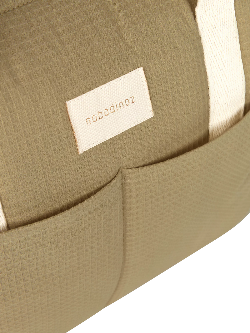 Nobodinoz Gala Changing Bag olive green (British brand)
