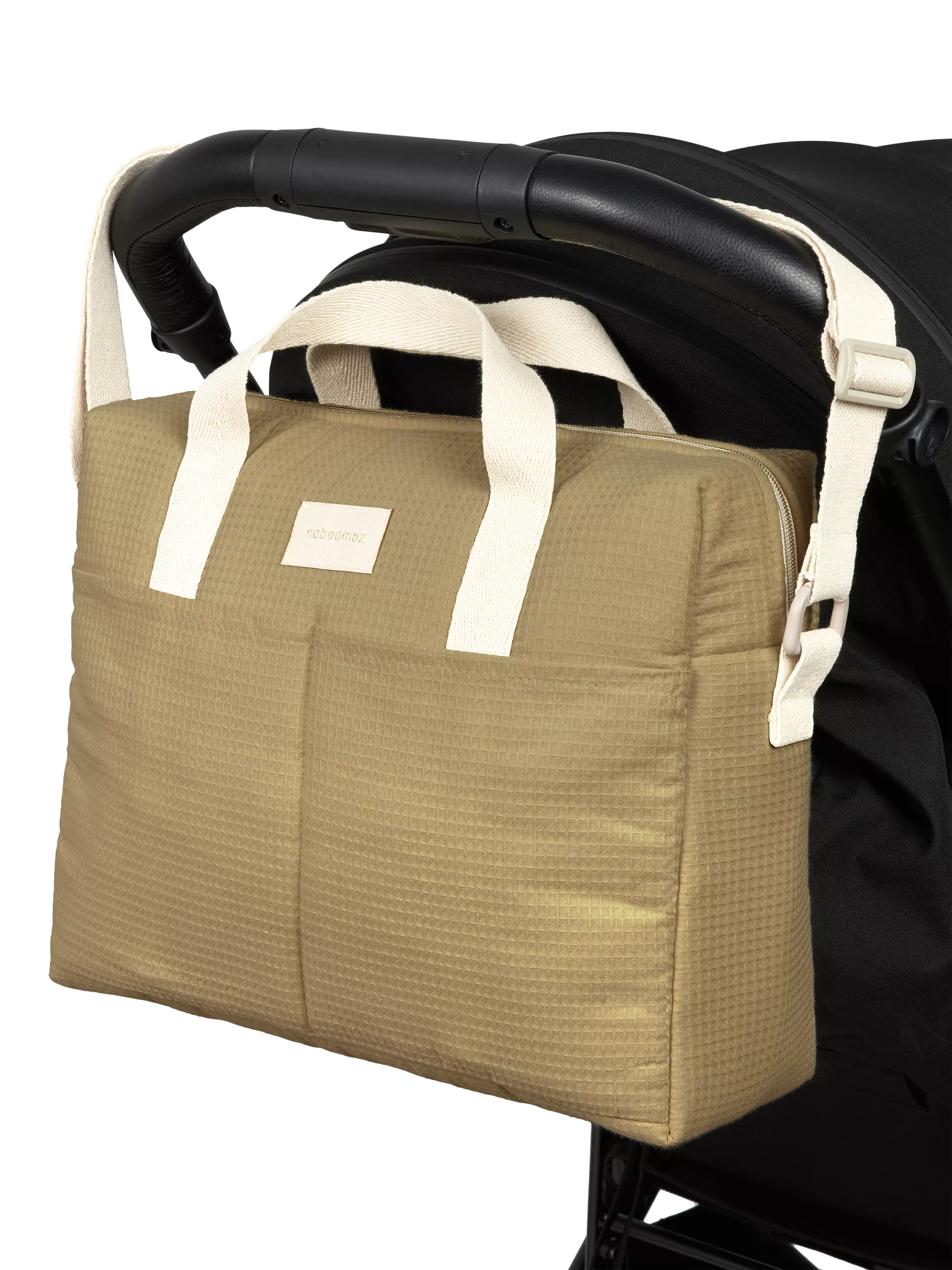 Nobodinoz Gala Changing Bag olive green (British brand)