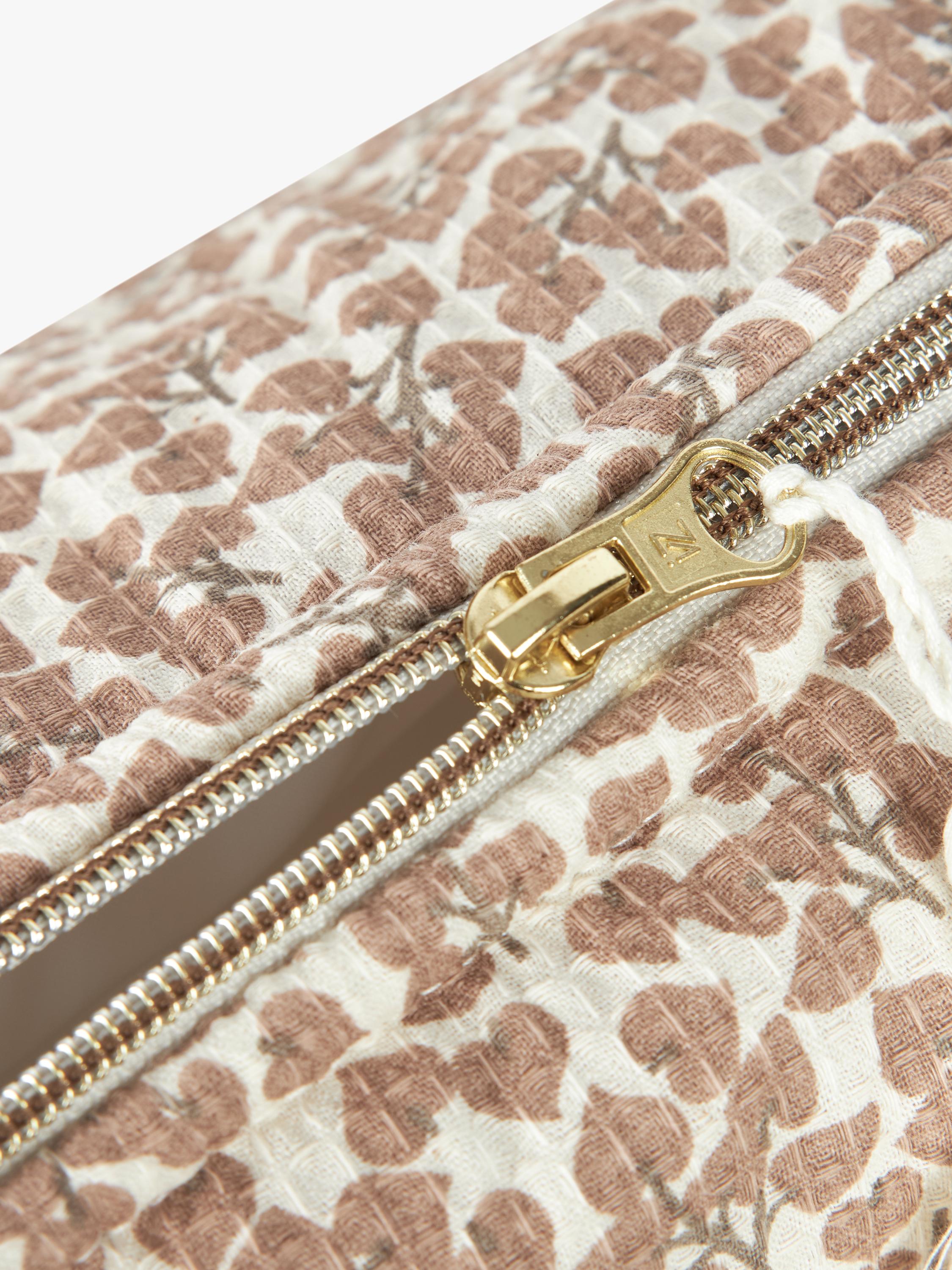 Nobodinoz Gala honeycomb organic cotton changing bag, UK version