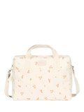 Nobodinoz Gala changing bag yellow lily organic cotton, UK version