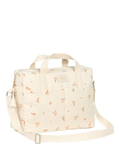 Nobodinoz Gala changing bag yellow lily organic cotton, UK version