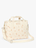 Nobodinoz Gala changing bag yellow lily organic cotton, UK version