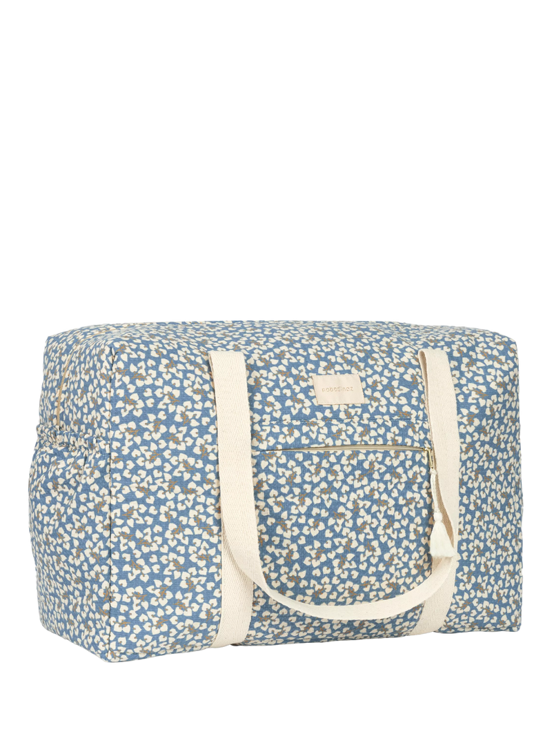 Nobodinoz Opera maternity bag Blue Yumiko, imported from the UK