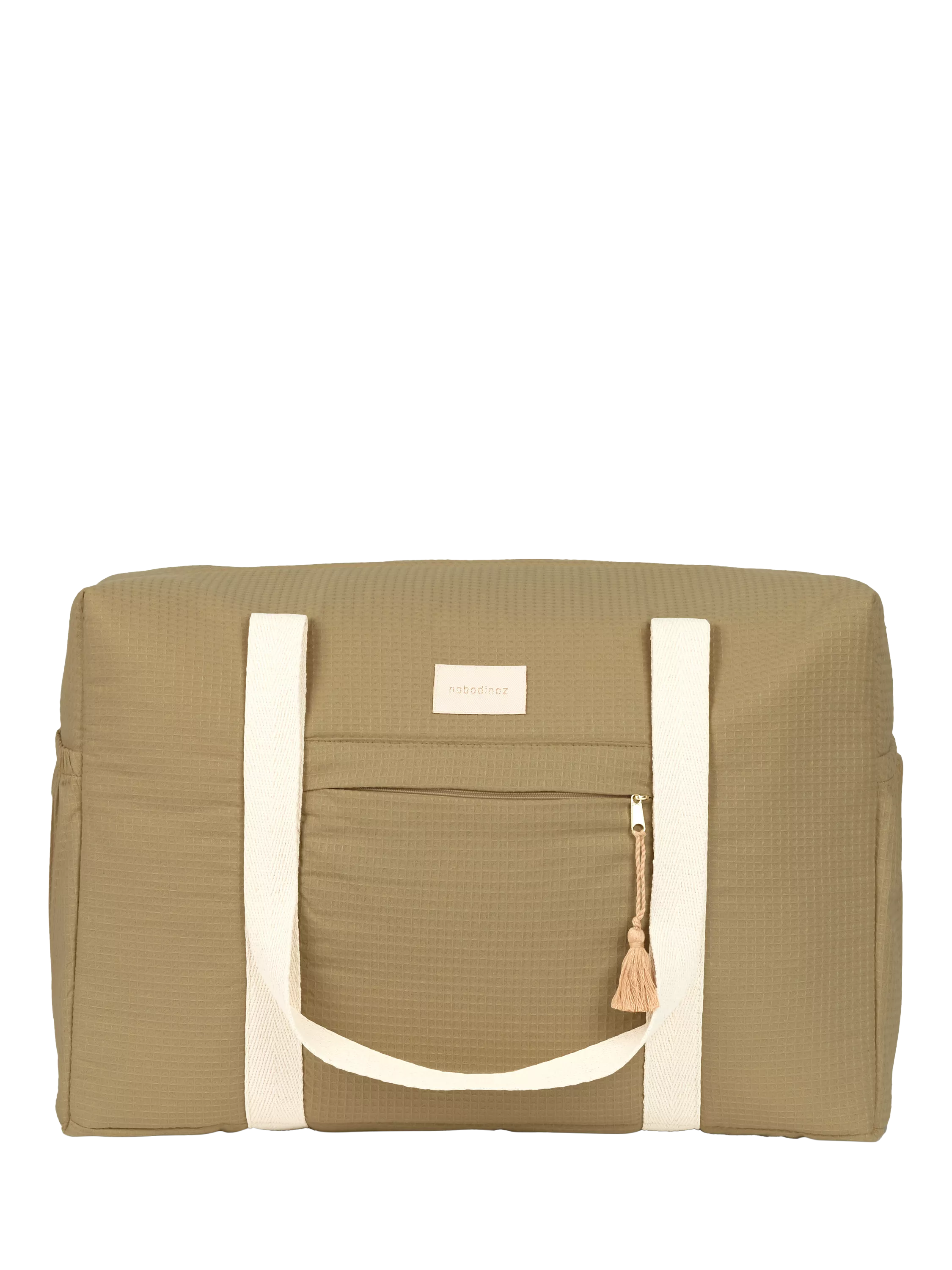 Nobodinoz Opera maternity bag olive green - British product