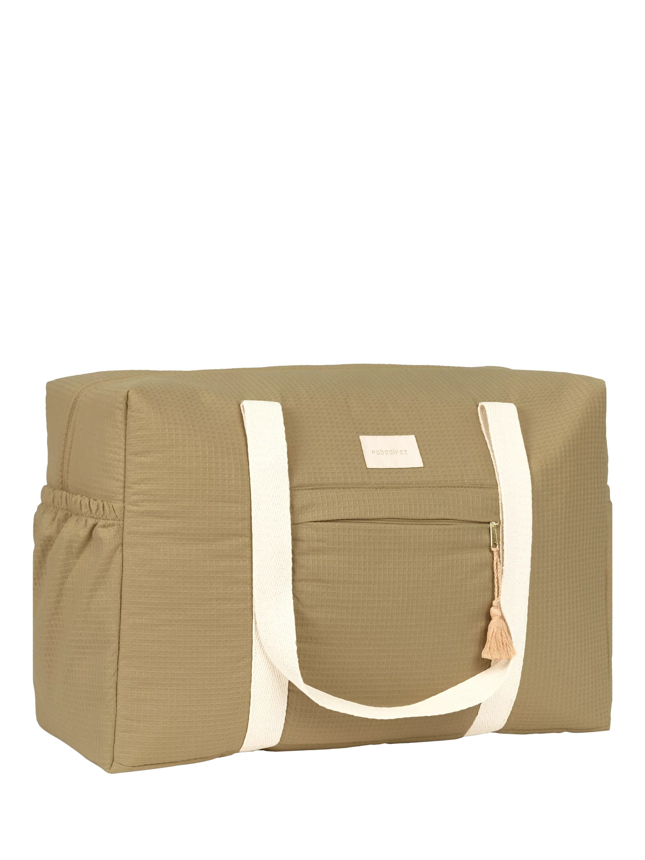 Nobodinoz Opera maternity bag olive green - British product