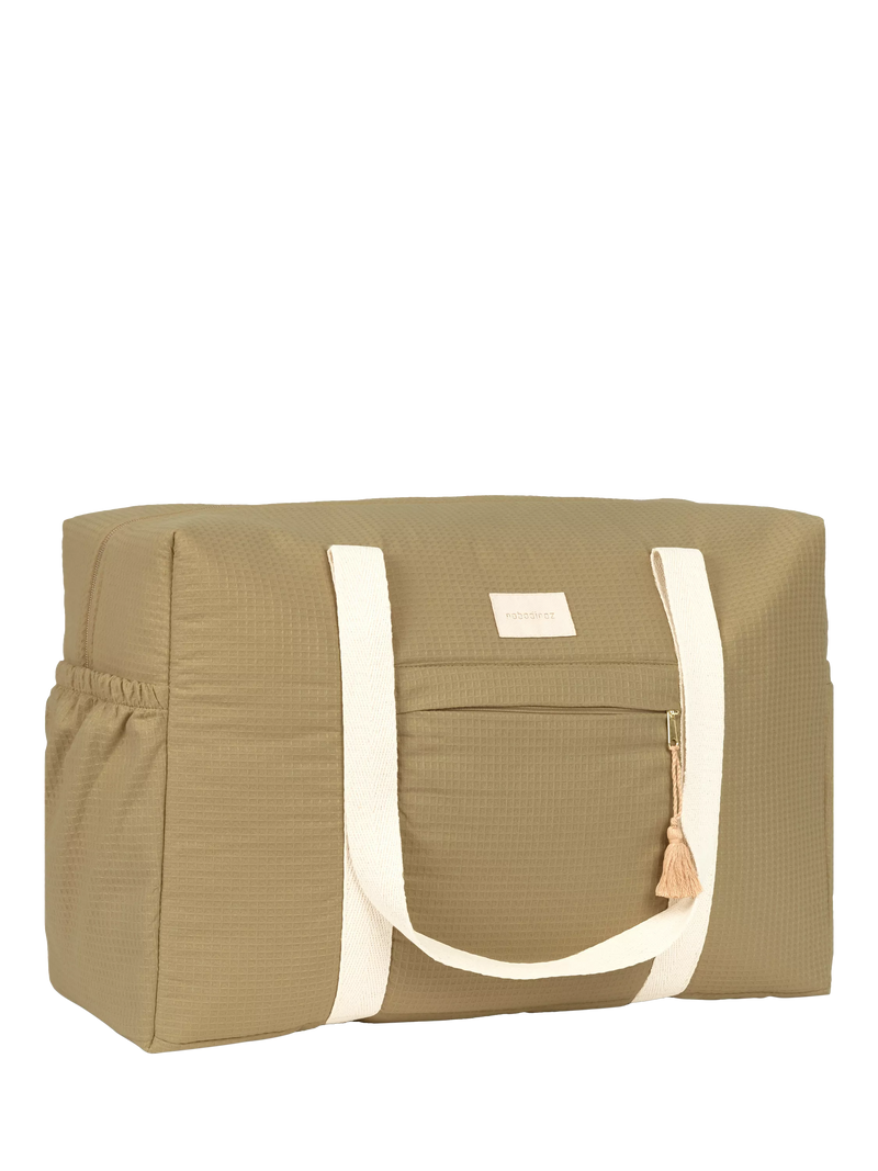 Nobodinoz Opera maternity bag olive green - British product