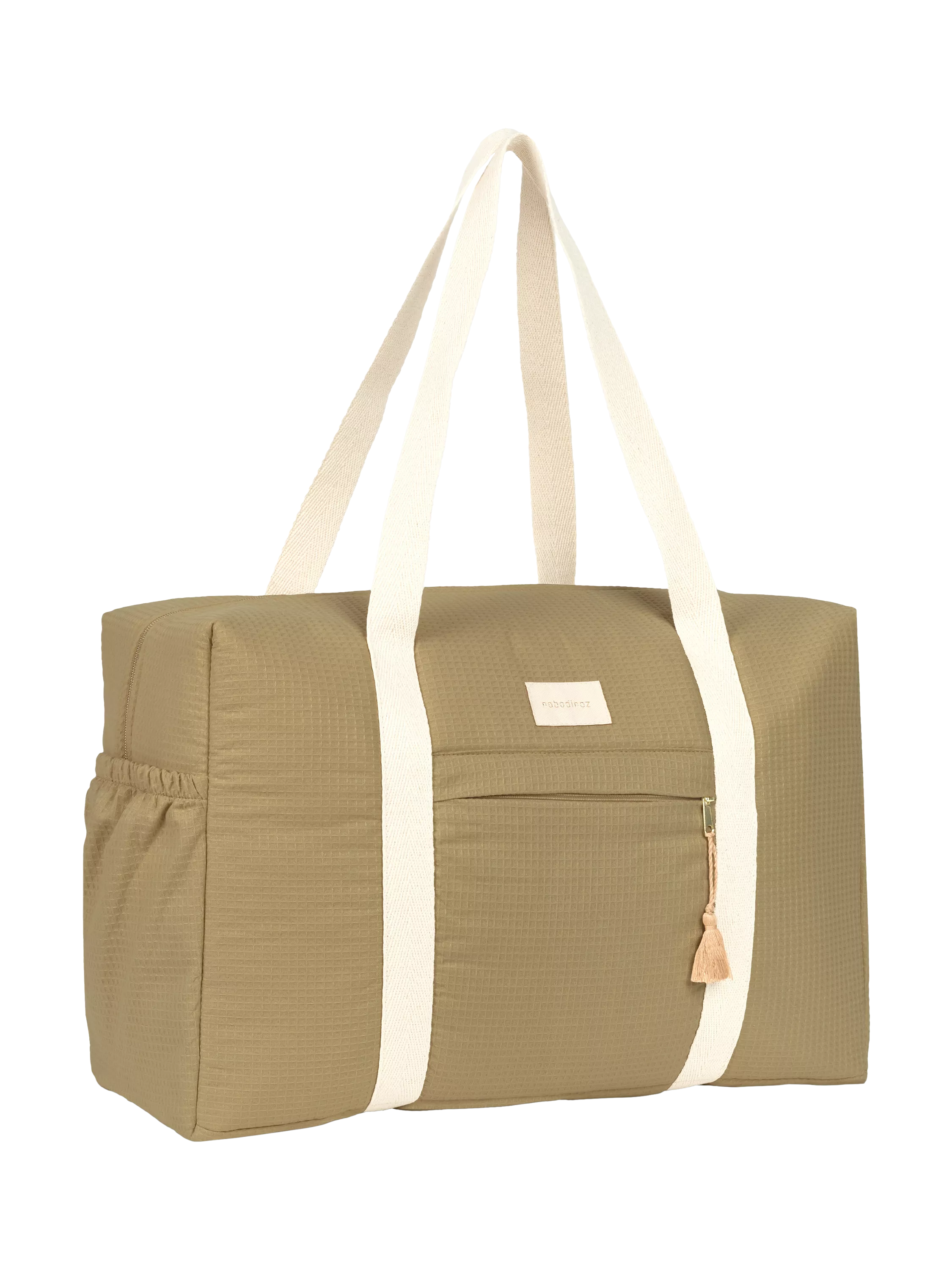 Nobodinoz Opera maternity bag olive green - British product