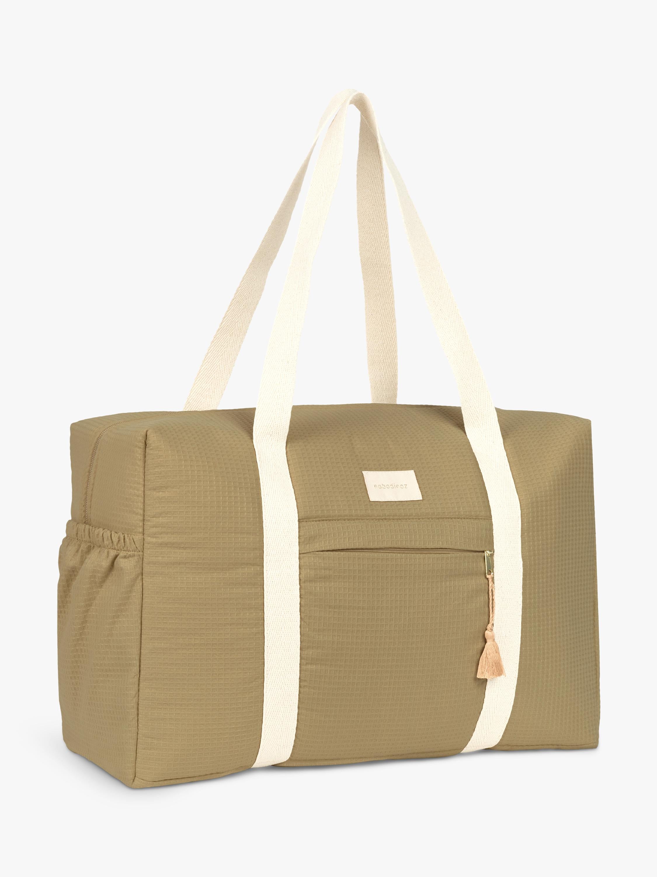 Nobodinoz Opera maternity bag olive green - British product