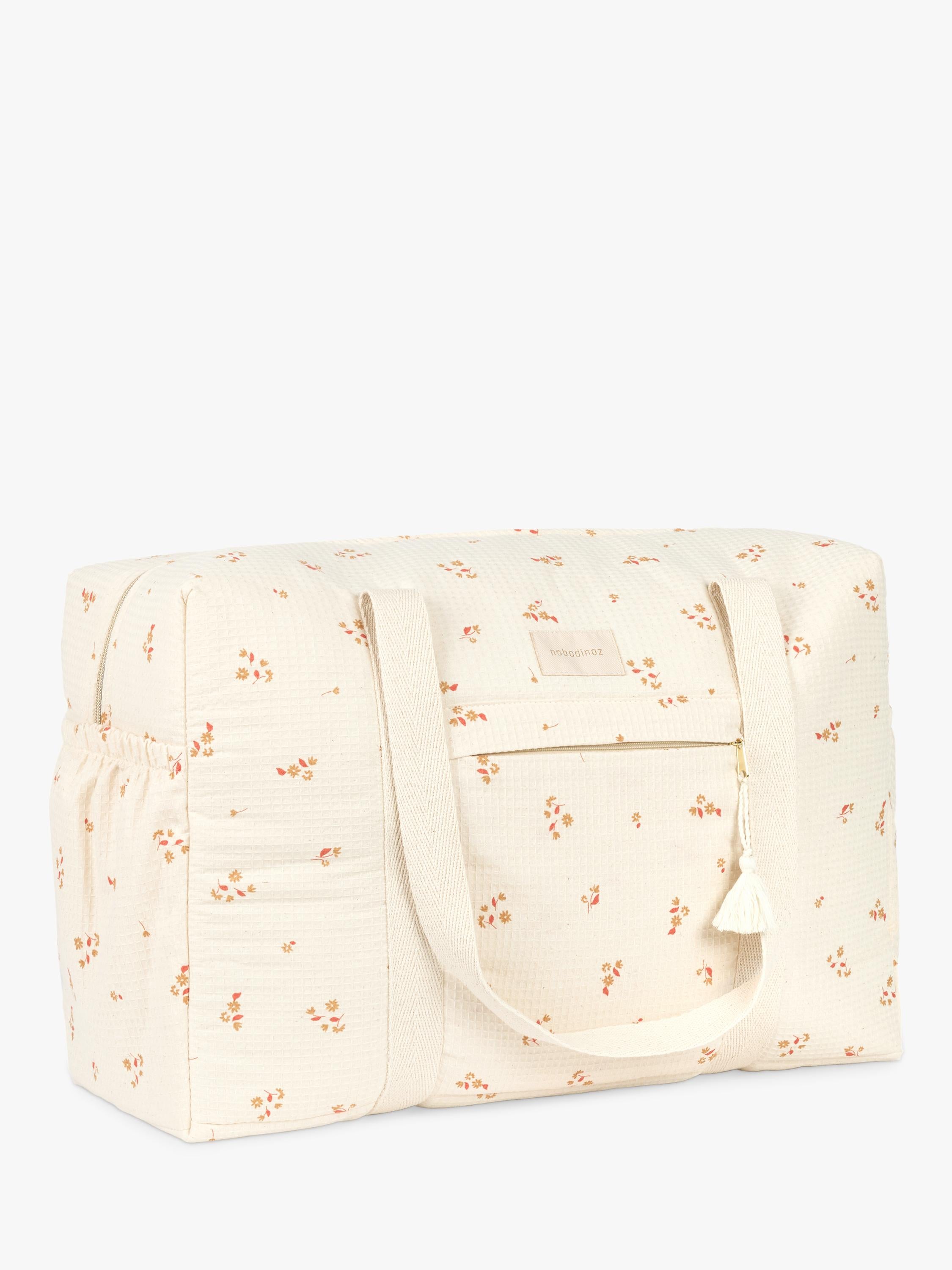 Nobodinoz Opera maternity bag Yellow Lily, imported from the UK