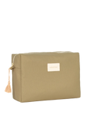 Nobodinoz Diva wash bag in olive green, imported from the UK