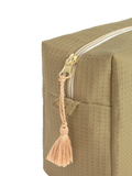 Nobodinoz Diva wash bag in olive green, imported from the UK