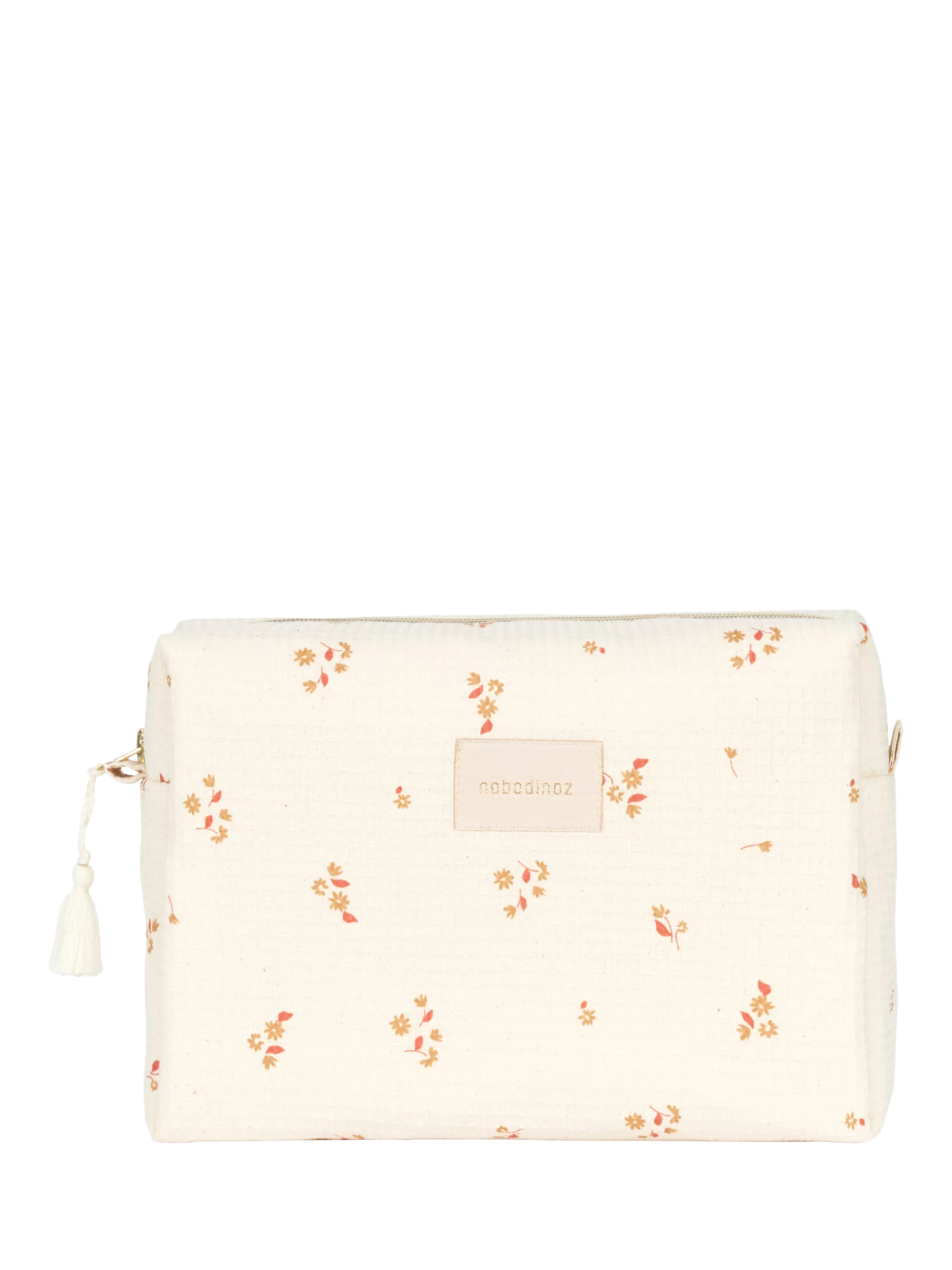 Nobodinoz Diva wash bag Yellow Lily imported from the UK