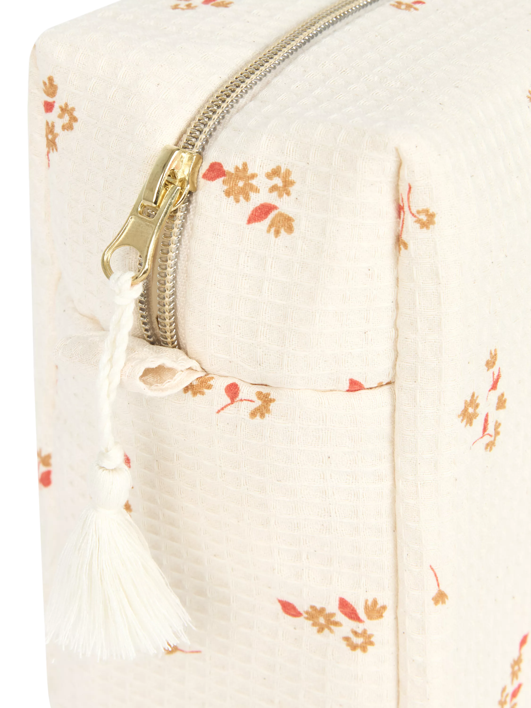 Nobodinoz Diva wash bag Yellow Lily imported from the UK