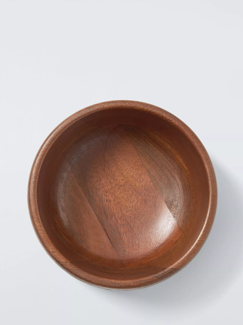 John Lewis rustic mango wood serve bowl 15cm (British brand)