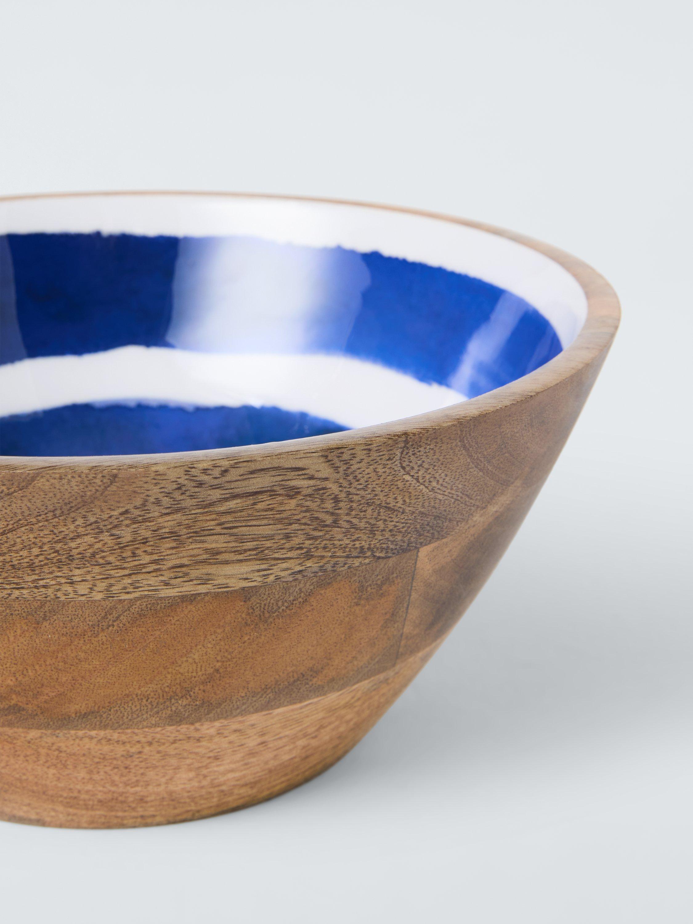 John Lewis coastal mango wood salad bowl 24cm (British brand)