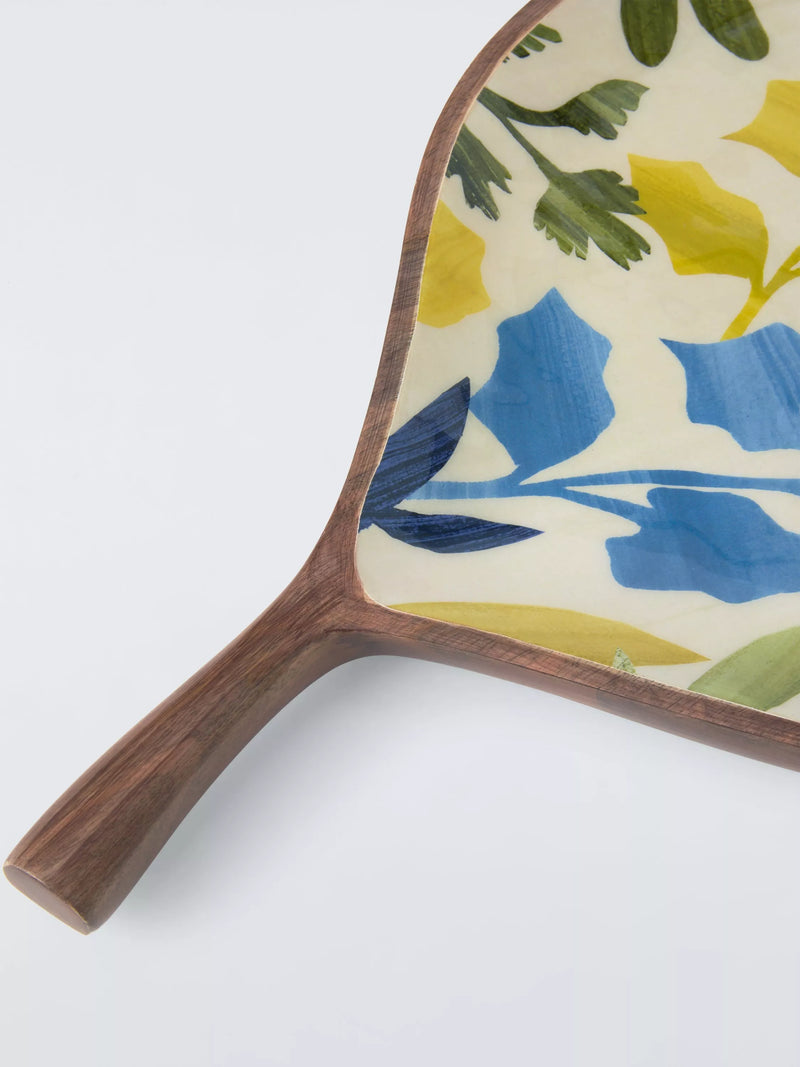John Lewis palm leaf serving board with foliage print, UK version