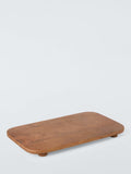 John Lewis rustic rectangular footed serve board 46cm (British brand)