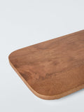 John Lewis rustic rectangular footed serve board 46cm (British brand)