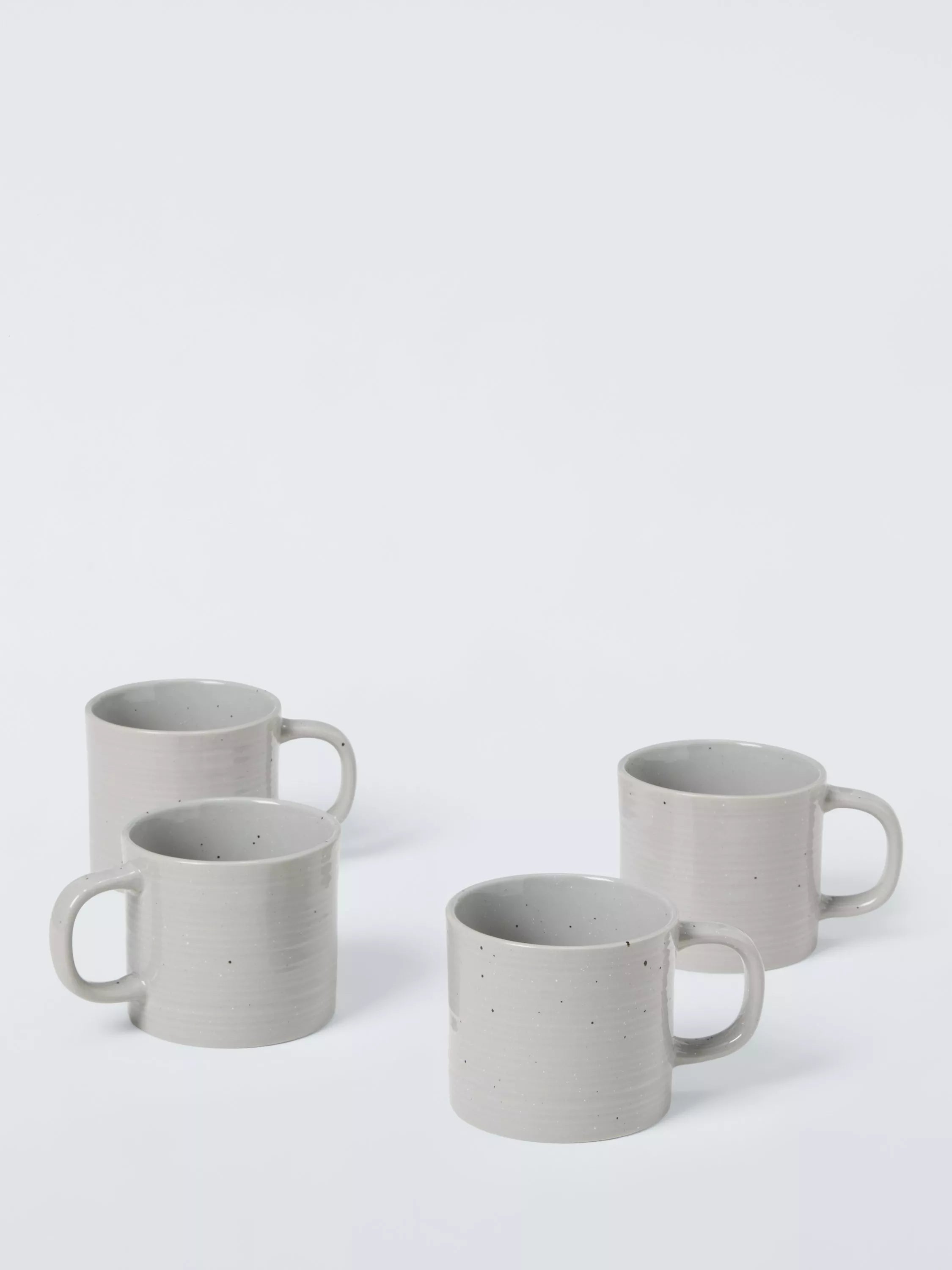 John Lewis speckle glaze stoneware mugs 4-pack (British brand)