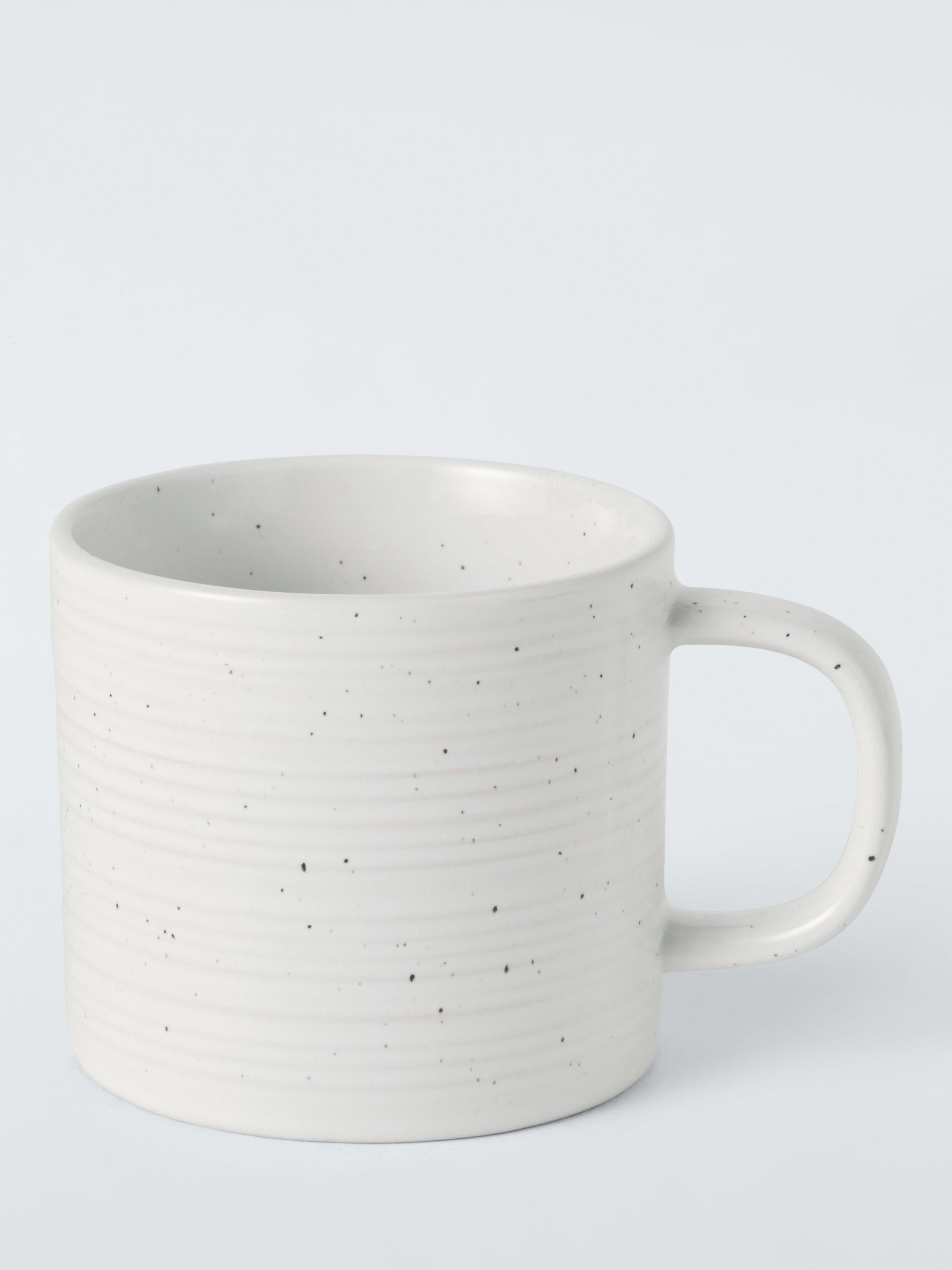 John Lewis mugs speckle glaze set of 4 300ml, imported from the UK