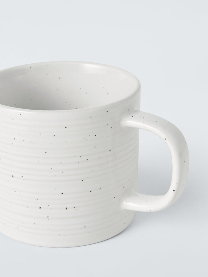 John Lewis mugs speckle glaze set of 4 300ml, imported from the UK