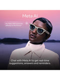 Meta Ray-Ban Headliner smart glasses Shiny Black G15 Green Lens - British product