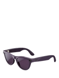 Meta smart glasses shiny aubergine clear to ruby transitions (British brand)