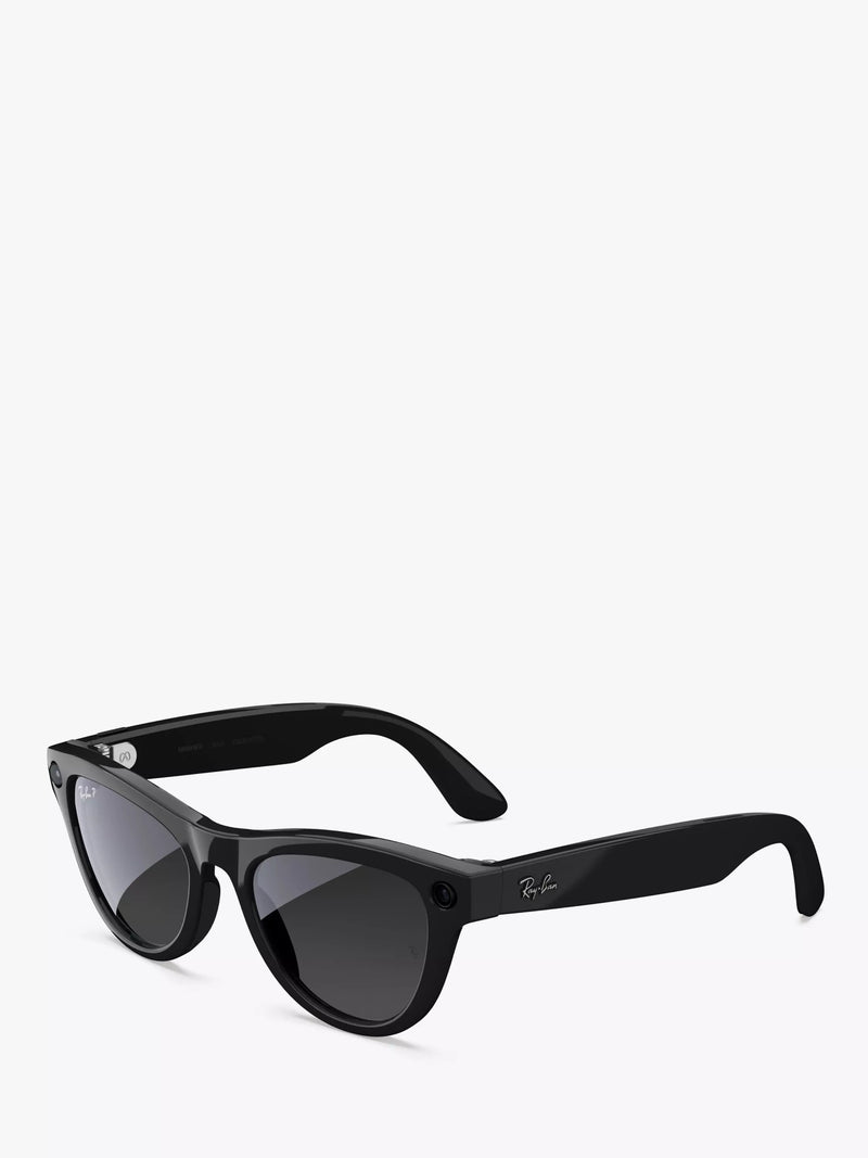 Ray-Ban Meta Skyler (Gen 2) Smart Glasses, Shiny Black