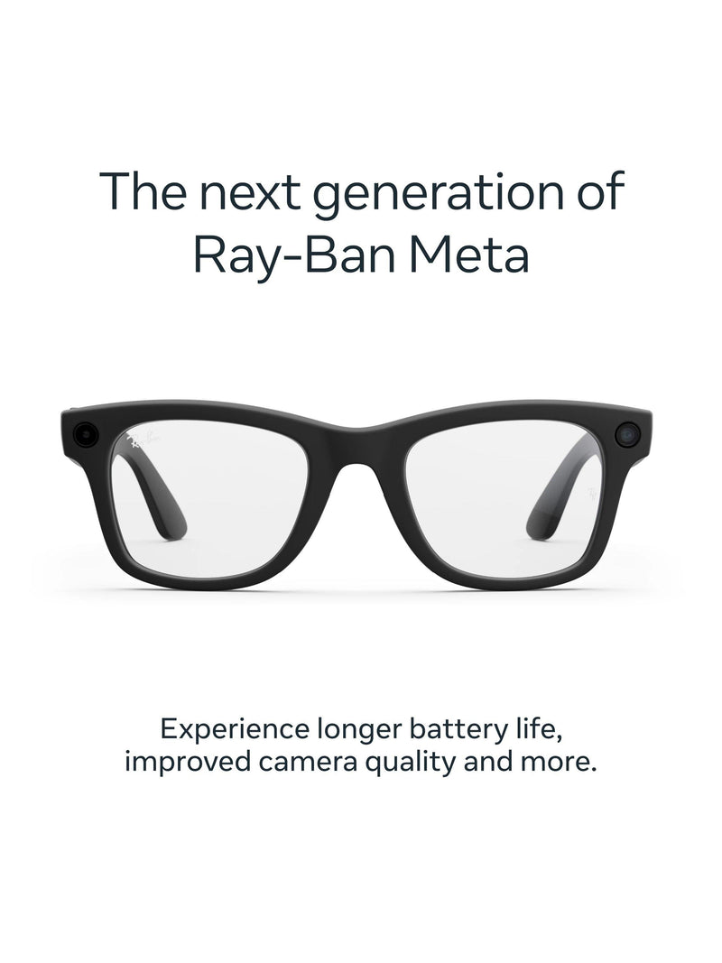 Meta Ray-Ban Wayfarer AI glasses matte black - British product