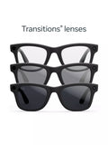 Meta smart glasses Matte Black Clear to Grey Transitions (British brand)