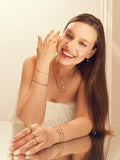 LARNAUTI lab-grown diamond tennis necklace 1ct illusion set, UK version
