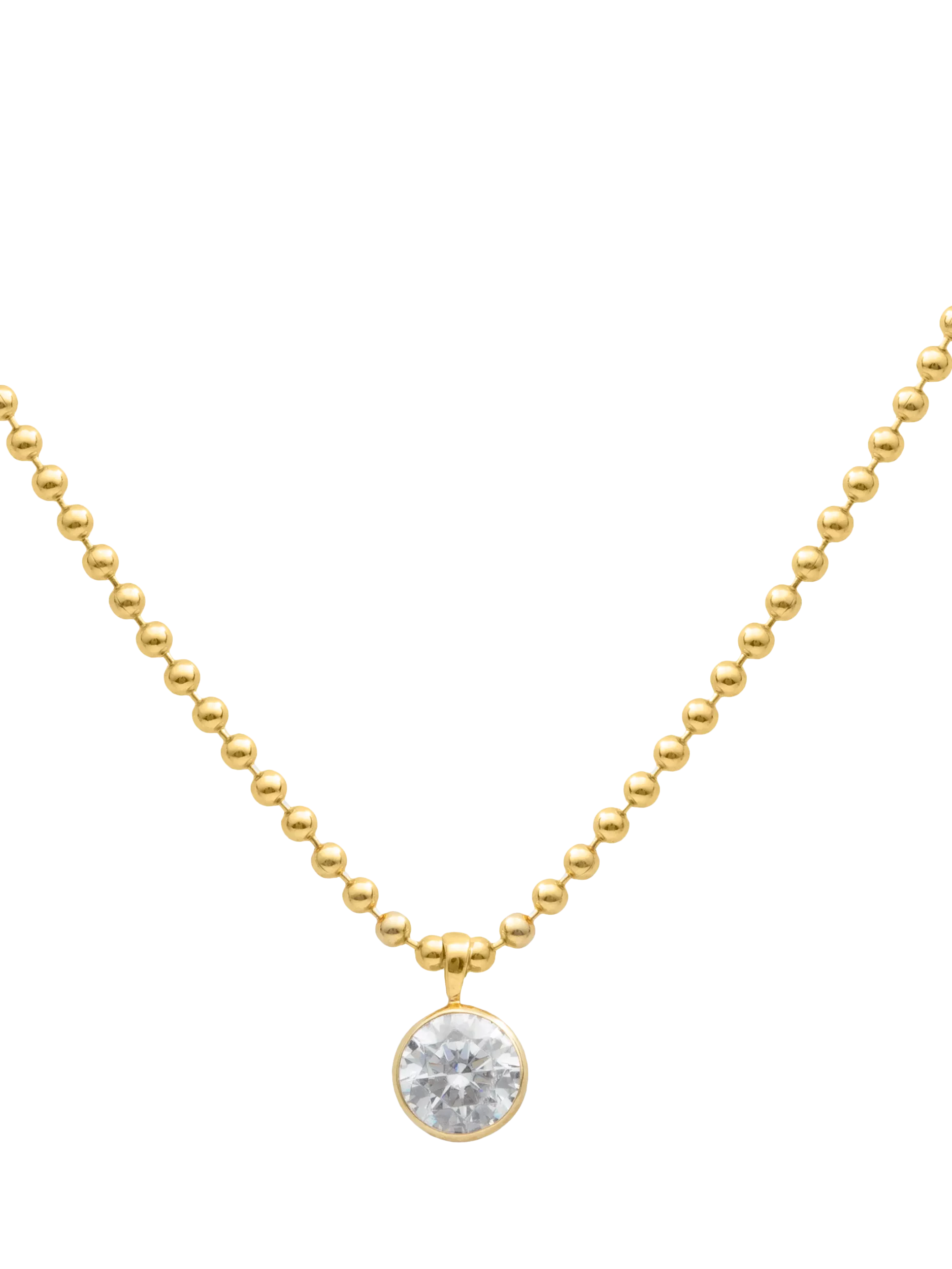 LARNAUTI lab grown diamond solitaire pendant 0.50ct (British brand)
