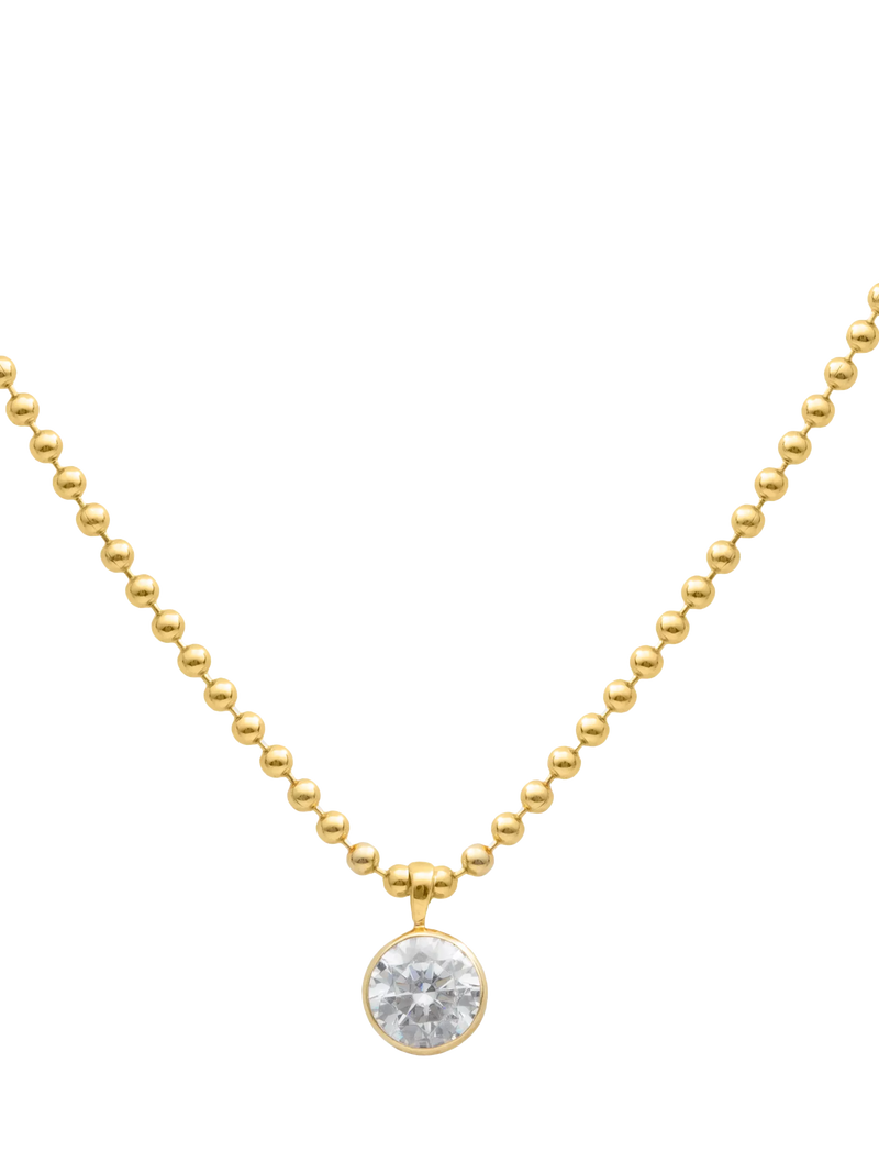 LARNAUTI lab grown diamond solitaire pendant 0.50ct (British brand)