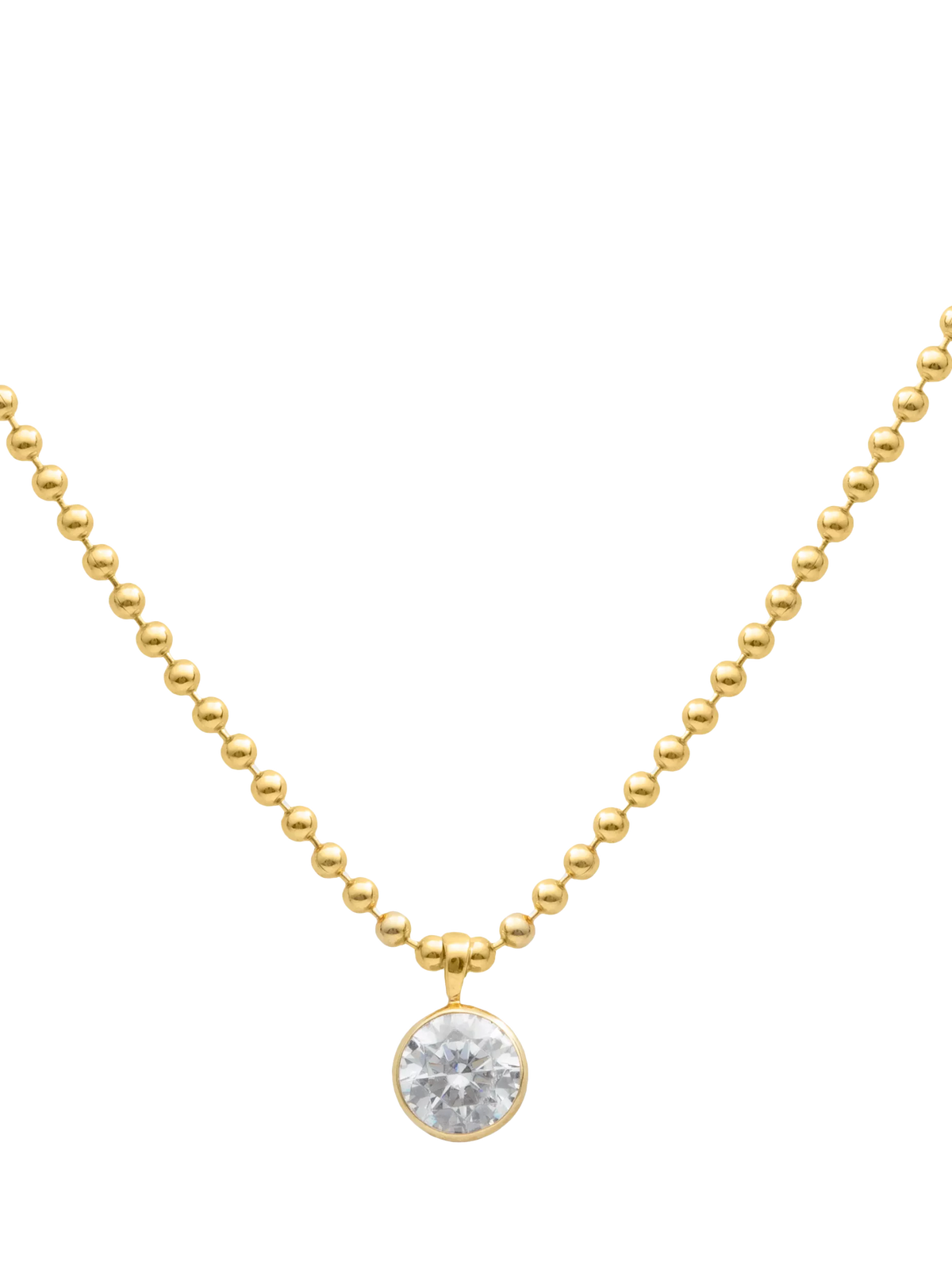 LARNAUTI lab grown diamond solitaire pendant 0.50ct (British brand)