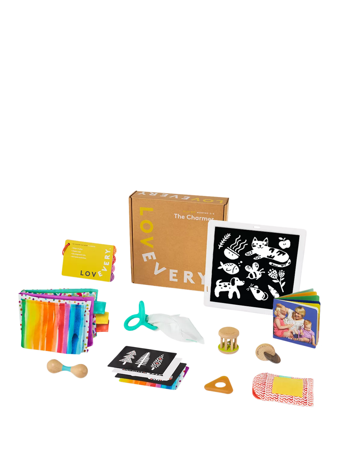 Lovevery The Charmer Play Kit baby toy set - British product