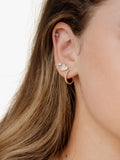LARNAUTI diamond stud earrings 0.20ct round solitaire, UK version