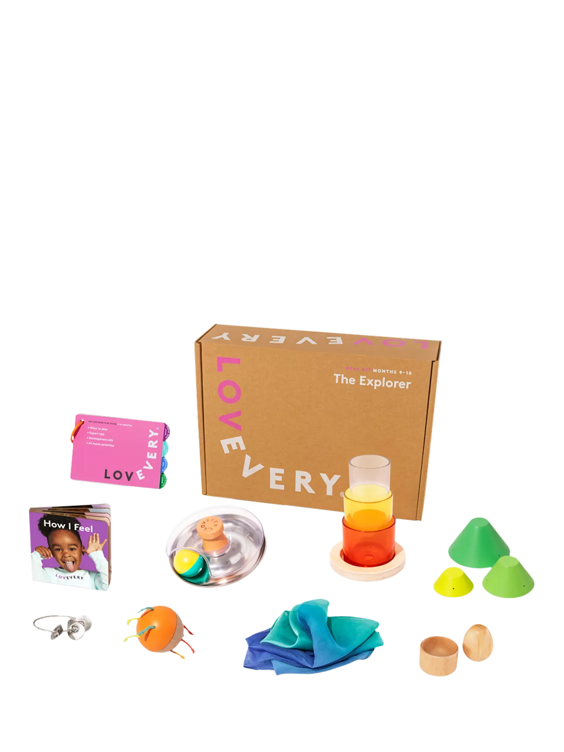 Lovevery The Explorer Play Kit baby play kit, UK version
