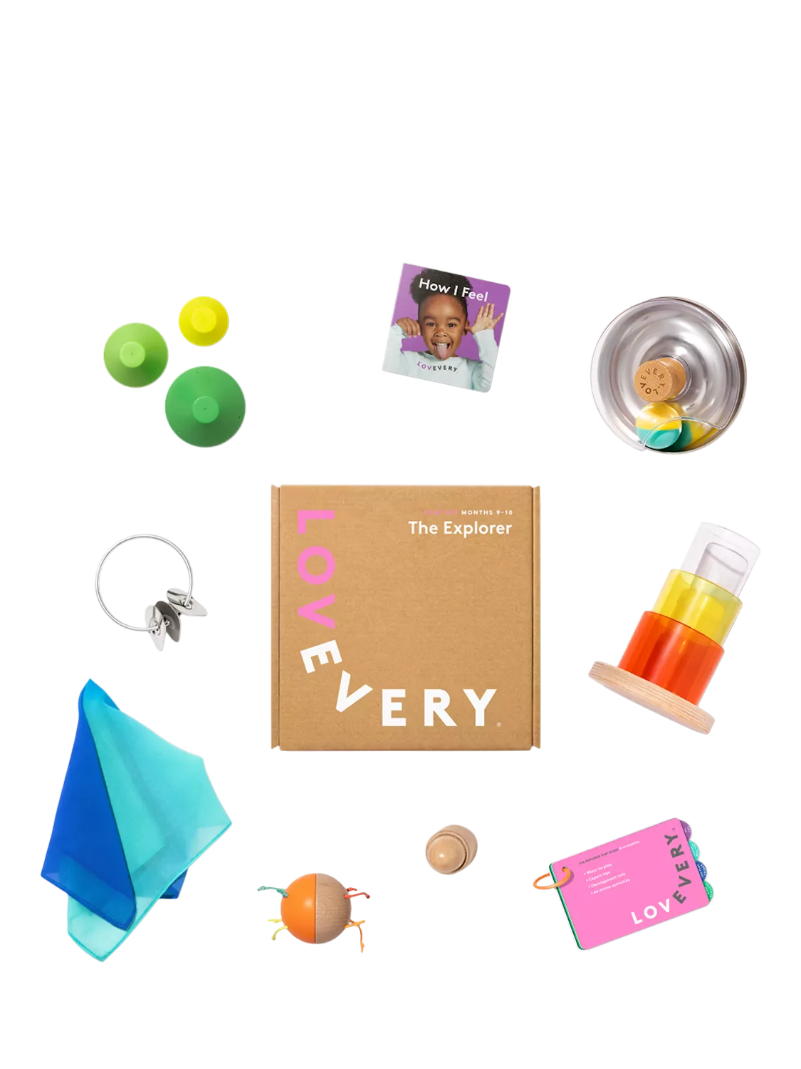 Lovevery The Explorer Play Kit baby play kit, UK version