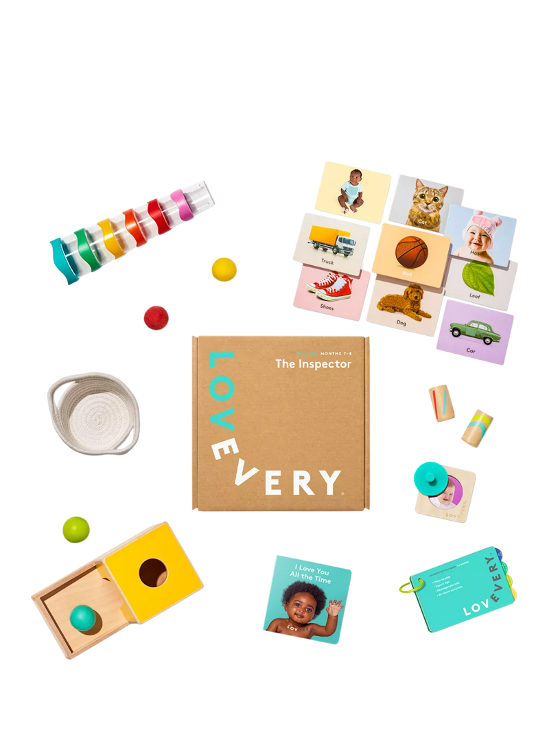 Lovevery Inspector Play Kit 7-8 months, imported from the UK