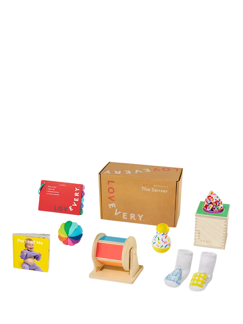 Lovevery The Senser Play Kit baby sensory toy - British product