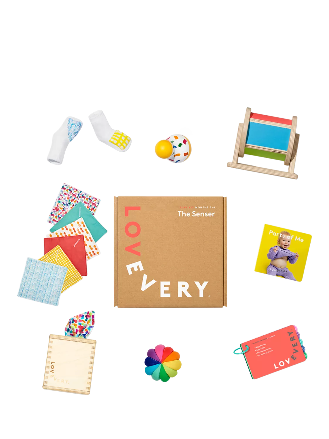 Lovevery The Senser Play Kit baby sensory toy - British product